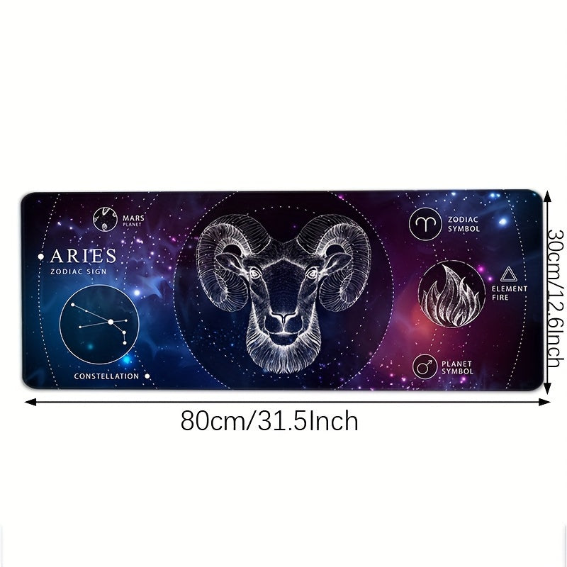Gemini E Sport Large Mouse Pad XL Mouse Pads Non Slip Rubber Base 12 Zodiac Sign
