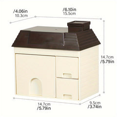Desktop Transparent Pen Holder Large Capacity Pen Box