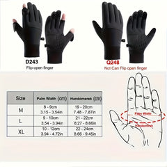Men's Winter Touch Screen Gloves Windproof Waterproof Warm