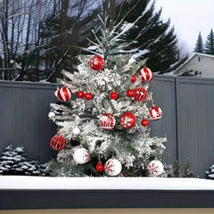 20pcs Christmas Decorative Ball Tree Hanging Decorations Supplies