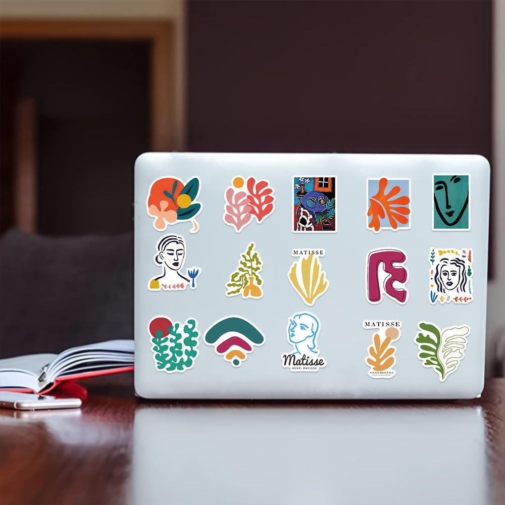 50pcs Fresh Graffiti Stickers - Laptop Helmets Water Cup Decoration