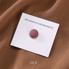 Macaroon Candy Hijab Magnetic Pins Frosted Strength Magnetic Buttons