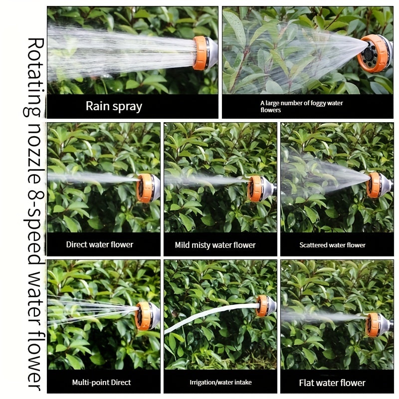 Metal Garden Hose Nozzle Sprayer High Pressure Water Gun