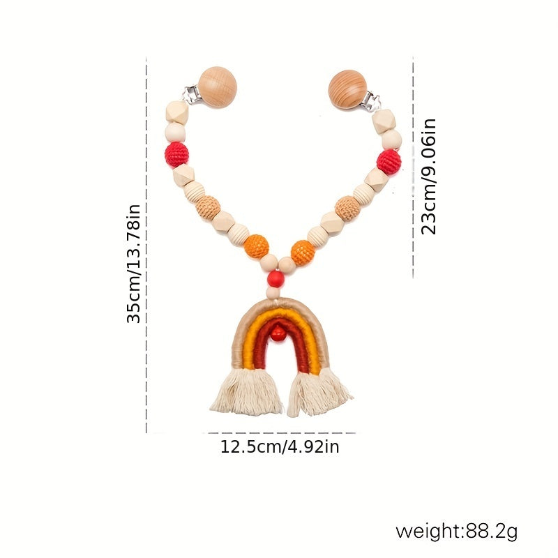 Cute Wind Chime Key Chain & Car Seat Toys for Baby Strollers