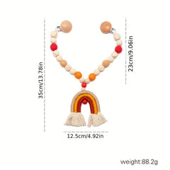 Cute Wind Chime Key Chain & Car Seat Toys for Baby Strollers