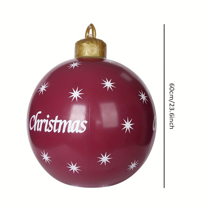 Giant 59.94cm Outdoor Christmas Inflatable Ball Decoration