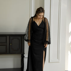 Lace Detail Long Sleeve Gloves for Weddings and Events
