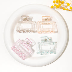 4pcs Matte Clear Hair Claw Clips Non Slip Strong Grip Hair Jaw Clip