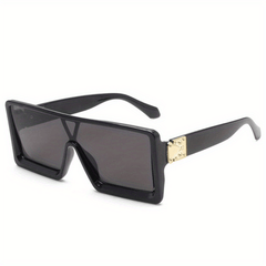 Flat Top Mirrored UV400 Sunglasses for Women Men