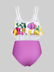 Floral Bandana Top & Panty Swimsuit Set