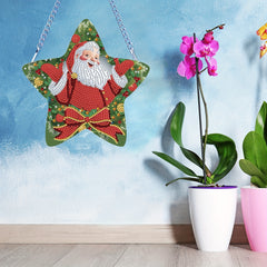 Santa Claus Diamond Painting Pendant Special Shape DIY