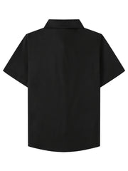 Boys Short Sleeve Button Down Shirt
