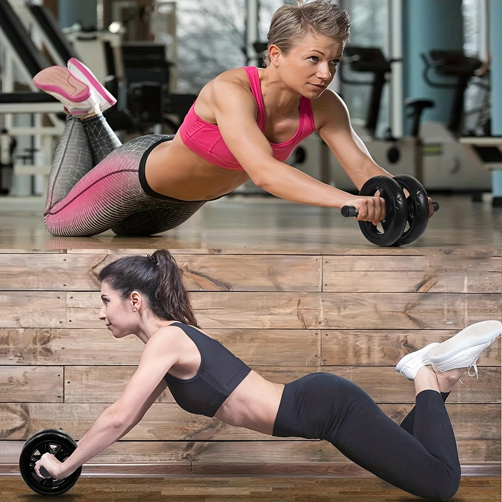 Ab Roller with Knee Pad for Core Strength Training
