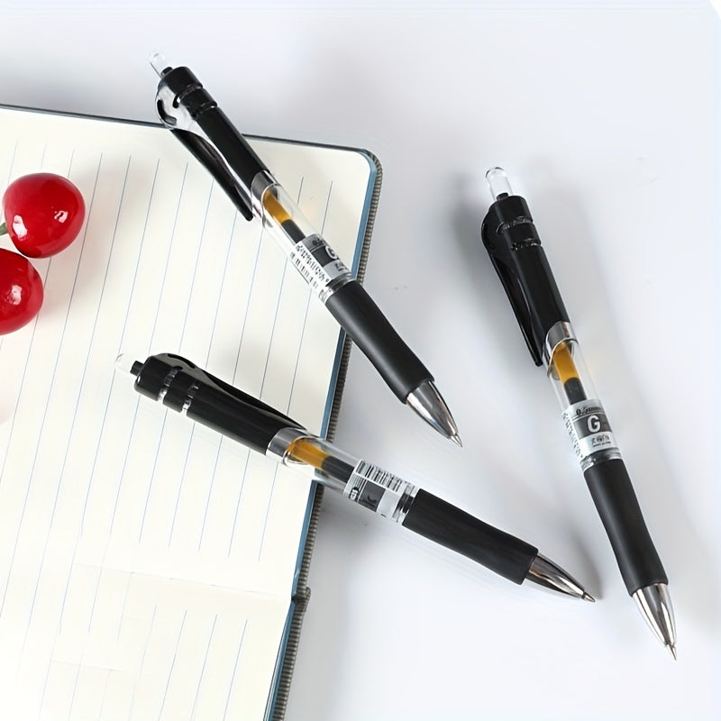 12pcs 0.5mm Bullet Gel Pen for Office School Supplies Smooth Writing