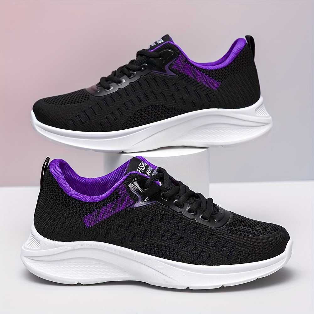 Thick Sole Shock Absorption Mesh Sneakers Lightweight Comfortable Shoes