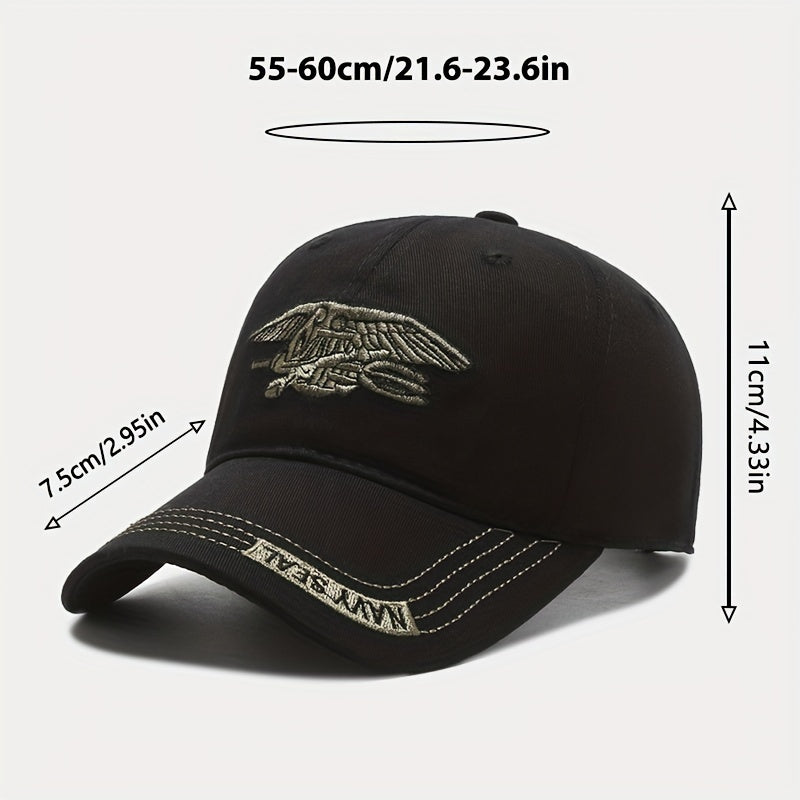 Embroidered Tactical Baseball Cap Leopards Assault Team Peaked Cap