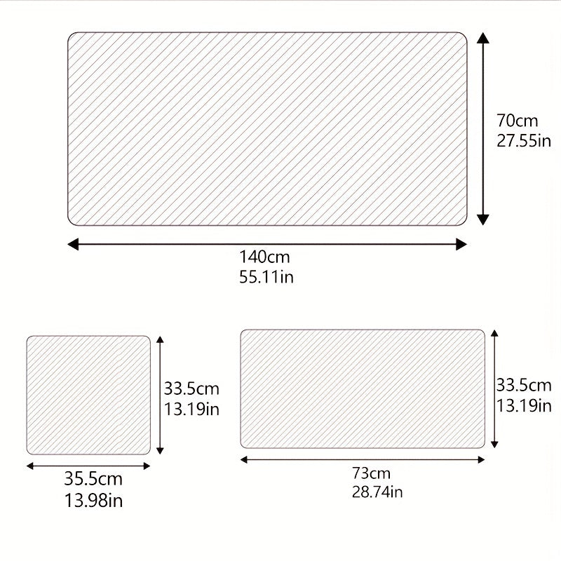 3pc Cotton Towel Set Soft & Absorbent Bathroom Towels