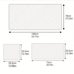 3pc Cotton Towel Set Soft & Absorbent Bathroom Towels