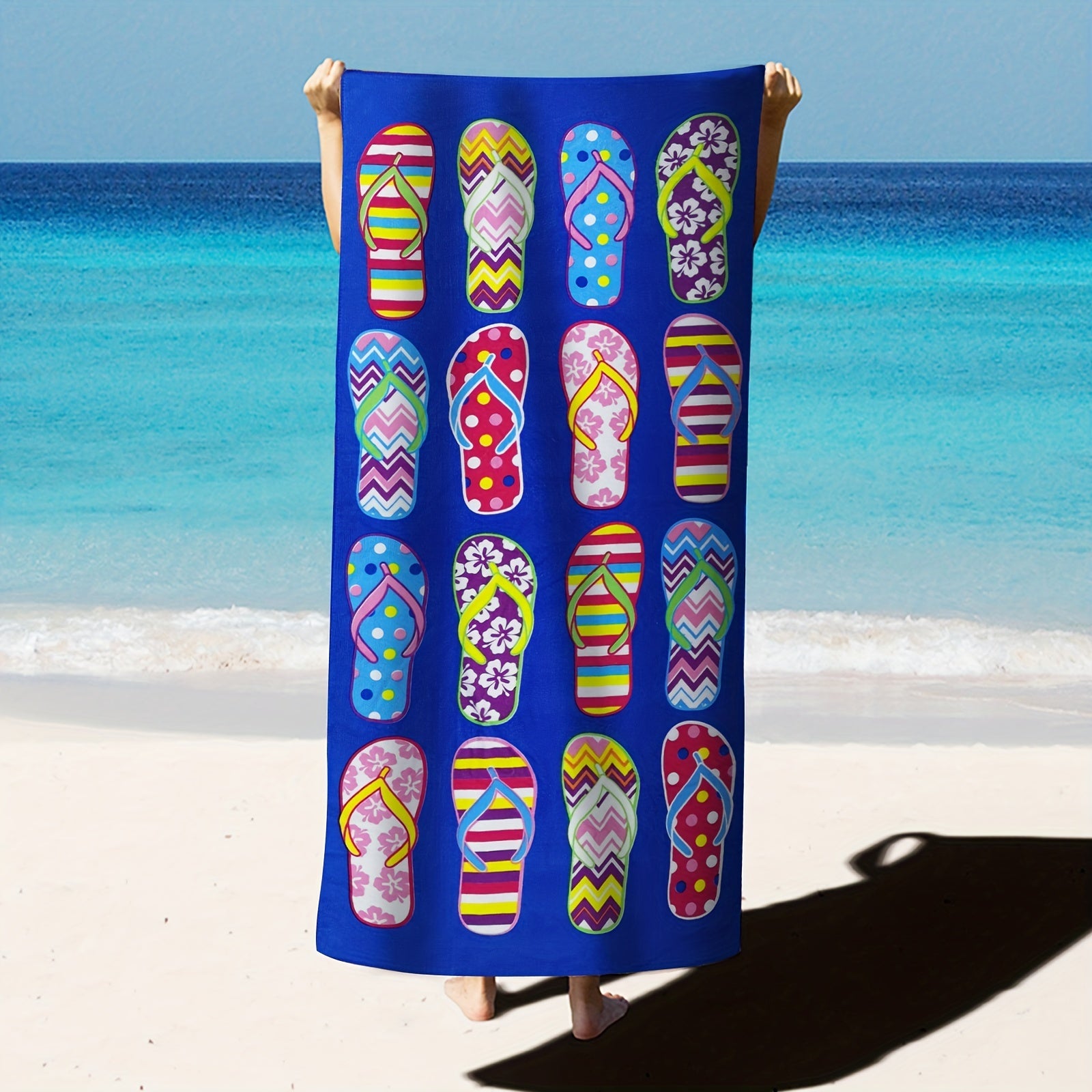 Quick Drying Microfiber Beach Towel Absorbent Oversized for Swimming Gym Camping