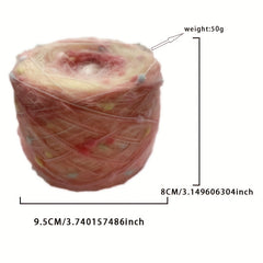 Rainbow Sugar Wool Ball 50g DIY Gradient Hand Mixed Thread Thick Wool Ball