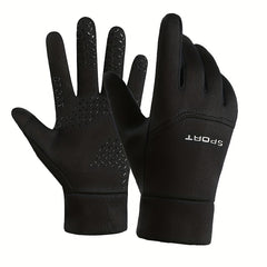 Warm Touch Screen Gloves Outdoor Cycling Training Anti Slip Windproof Gloves