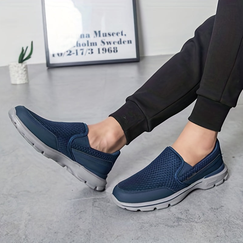 Men's Breathable Mesh Casual Loafer Slip On Shoes