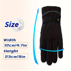 Anti Slip Winter Gloves Thermal Ski Glove Liners Touch Screen Functionality