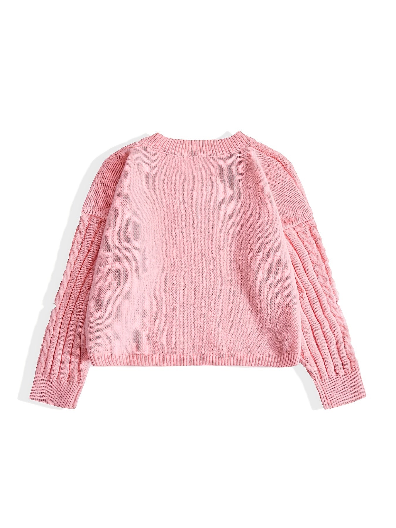 V Neck Long Sleeve Pullover Sweater
