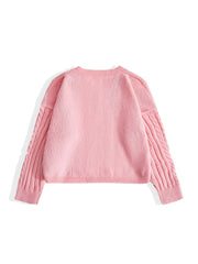 V Neck Long Sleeve Pullover Sweater