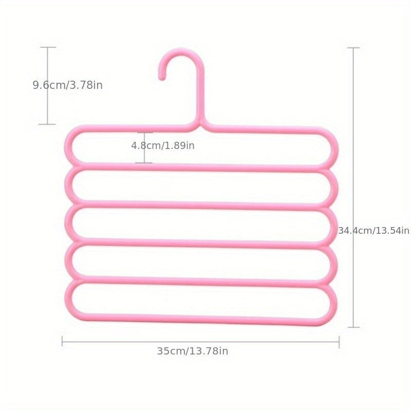 5 Layer Multifunctional Scarf Hanger Rack for Clothes