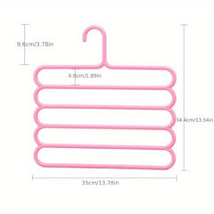 5 Layer Multifunctional Scarf Hanger Rack for Clothes