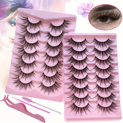 Faux Mink False Eyelashes Cat Eye Lashes 20mm