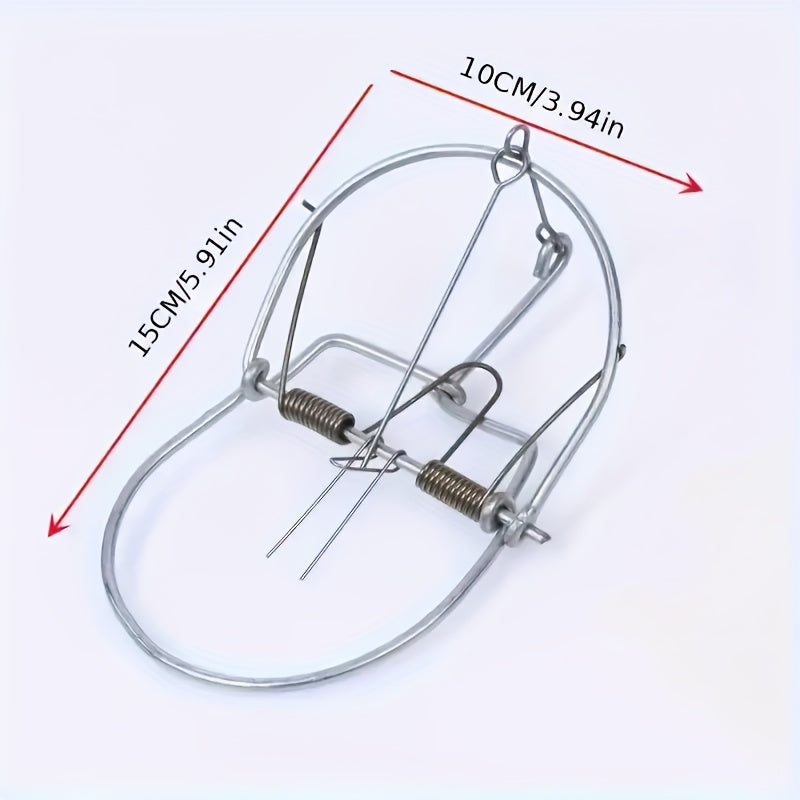 1pc Mouse Trap Weasel Catch Spring Trapt Rodent Cage Mole Re...
