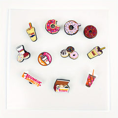11 Pc Cartoon Bread & Drink Decor Travel Beach Bag Accessories