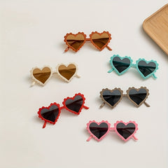 Heart Sunglasses For UV Protection PC Frame Sunglasses For Children