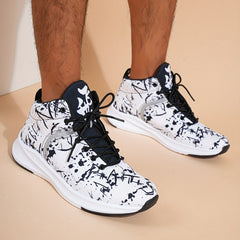 Men's Lightweight Lace Up Sneakers Sports Shoes