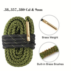 Portable Heavy Duty Cleaning Bore Rope For 9mm 7.62mm 5.56mm