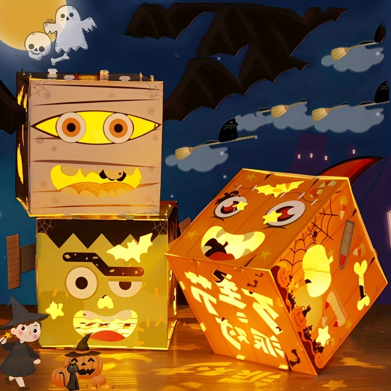 DIY Halloween Luminous Lantern Ornaments for Party Decoration