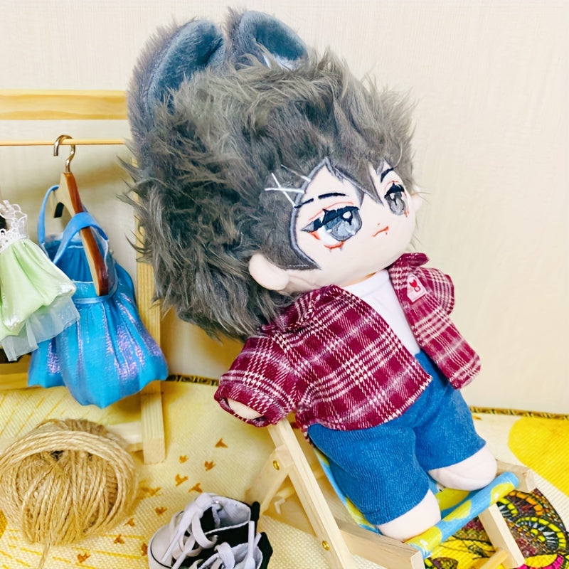 Cartoon Plush Doll Clothes and Accessories Set