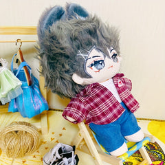 Cartoon Plush Doll Clothes and Accessories Set