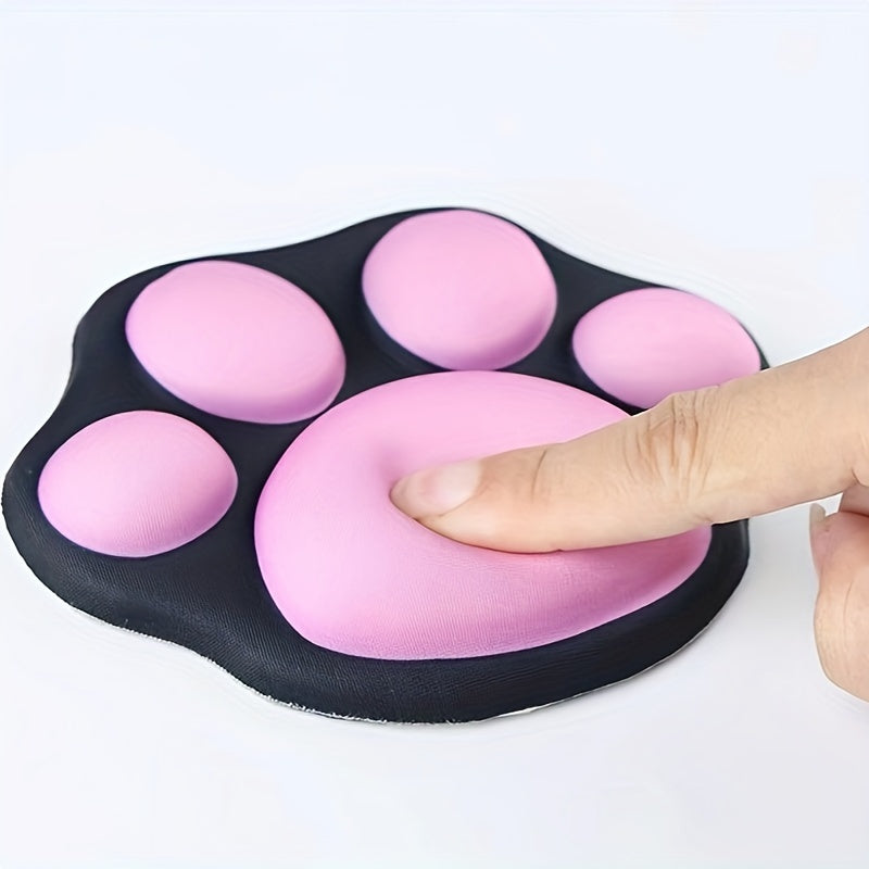Cat Paw Wrist Rest Pad for Mouse - Gel Wrist Support Cushion Pad