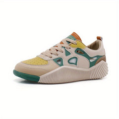 Women's Hollow Out Sneakers Casual Lace Up Shoes Comfortable Low Top Shoes