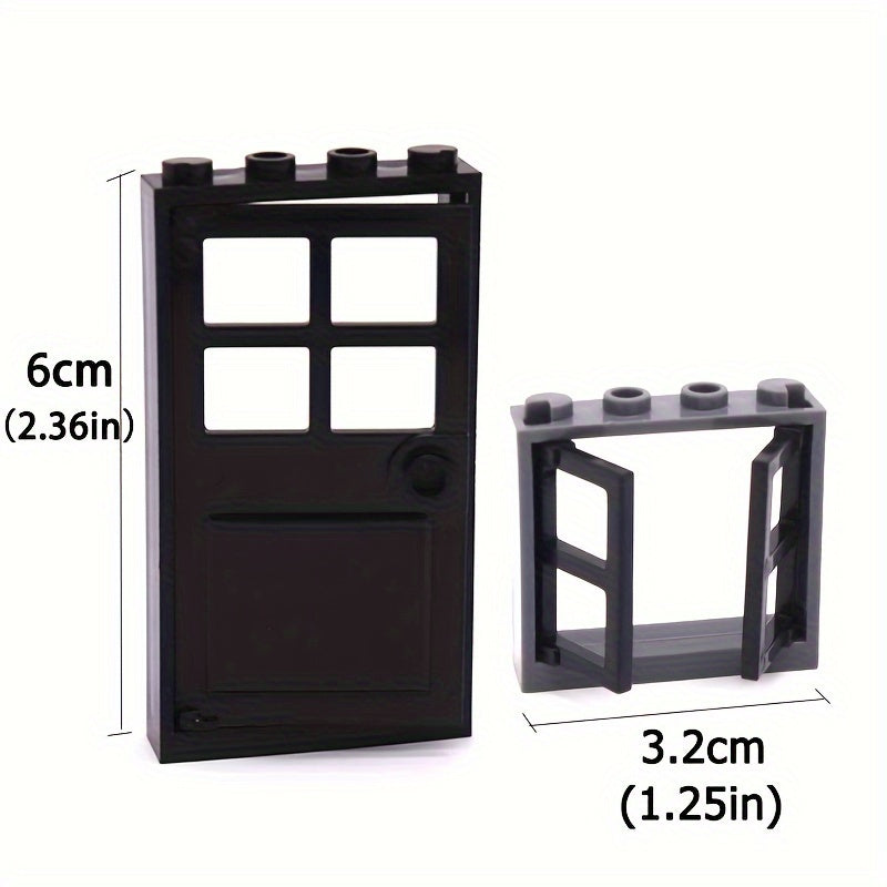 1x4x6 DIY House Building Block Toys Set - Compatible with No 60594, 60603, 60608
