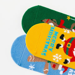 Kids Christmas Socks for Autumn/Winter Santa Claus Baby Cartoon Socks