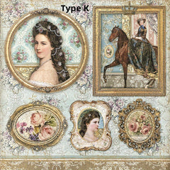 Vintage Palace Style Junk Journal Sticker Scrapbooking Stickers