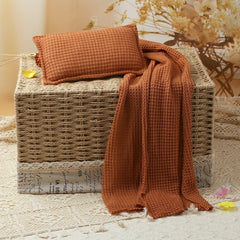 Newborn Solid Wrapped Cloth Pillow Set for Shooting Props