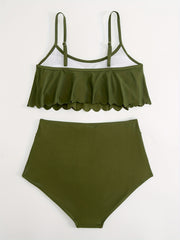 High Waist Bikini Set Women's Plus Swimsuit Set