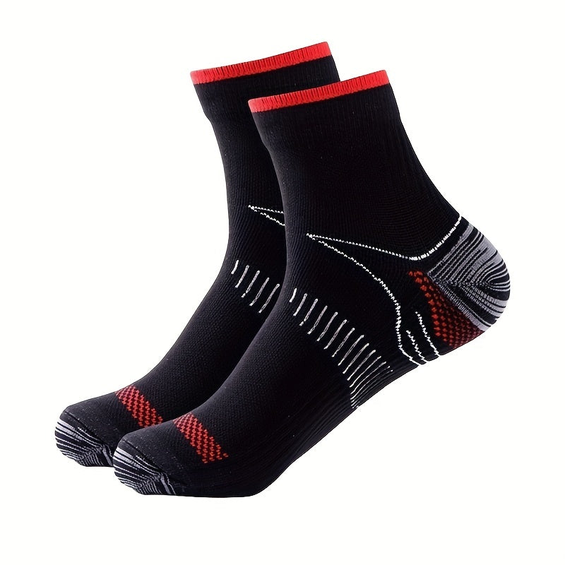 Compression Quarter Socks Cotton Soft Breathable Sports Socks
