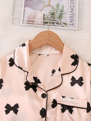 Girls Long Sleeves Pajama Set Kids Clothes