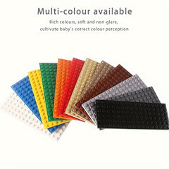 Small Building Blocks Baseboard 6x16 Dot DIY Small Particle Baseboard Accessorie